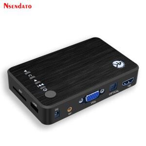 네트워크플레이어 차량용 TV 4K 플레이어 VGA MKV HDD HD MMC 외부 SD 265 USB 디스크 RMVB 박스 미디어 울트라 MP3