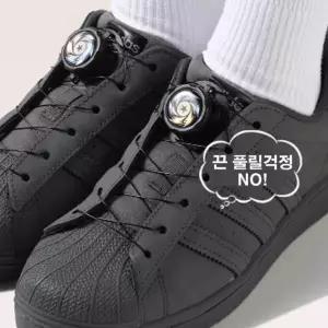 운동화 무매듭 신발끈 회전 다이얼 버클 2P