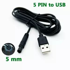 운전 기록계 전원 코드 항법 안드로이드 큰 스크린을 위한 Usb에 보편적인 5 Pin 남성