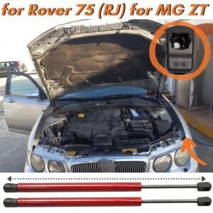 MG ZT 전면 보닛 리프트 용 Rover 75 (RJ) 세단 1998-2005 용 Qty(2) 후드 스트럿 가스 스프링 충격 흡수