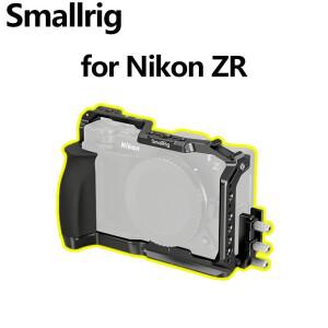 니콘 ZR 마운트 플레이트용 SmallRig ZR 카메라 케이지(실리콘 핸들 포함) 아카-스위스 퀵 릴리스 플레이트