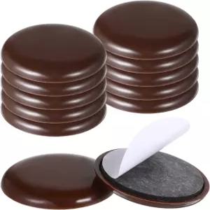 카펫 바닥용 12Pc 가구 슬라이더 원목 쉽게 이동할 수 있는 2인치 스틱 무버 셀프 접착 의자 글라이더 커피