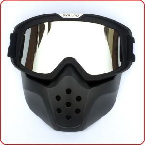 바이크 오토바이 상어 헬멧 모토 Casque Casco capacete에 대한  분리형 모듈 마스크 고글  입 필터