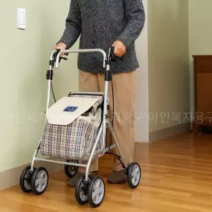 복지용구 성인용보행기 유모차 실버카 수납가능 노인 할머니수레