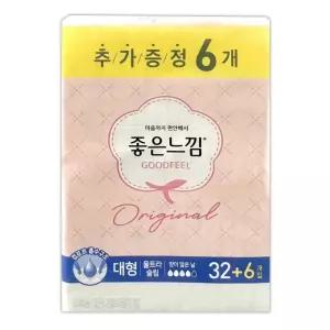 좋은느낌 울트라 38P 생리대 (대형날개)