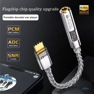 이동식앰프 스피커 FORJCALLY CX31993 하이파이 AMP 디지털 헤드폰 JM6 DAC 휴대용 C에서 5MM 디코딩 LXDA 오디오