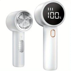 보풀제거기 전기 린트 리무버 스웨터 USB 직물 퍼즈 디스플레이 LED 충전식 면도기