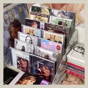 아크릴 선반 진열대 테이프 정리 보관함 전시 디스플레이 앨범 보관대 CD