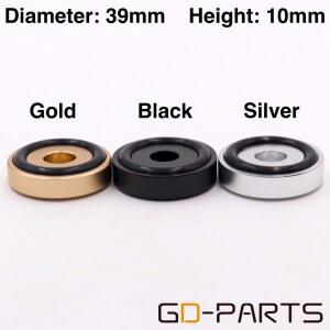 이동식앰프 스피커 39X10MM CNC 가공 턴테이블 수납장 CD 알루미늄 절연 피트 댐퍼 패드 DAC 스탠드 라디오 HIFI