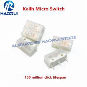 5pcs  Kailh 화이트 블레이드 마이크로 스위치 1억 클릭 평생 게임 컴퓨터 마우스 버튼 수리