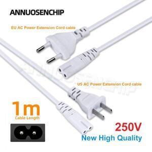 EU/US 플러그 IEC C7 전원 케이블 1m 그림 8 캐비닛 용 연장 케이블 LED 드라이버  장치 PSP 3 4 라디오 PC