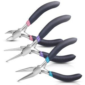 주얼리 플라이어 도구 바늘 플라이어 제작 팍스쿠 3PCS 세트 용품용 키트에는