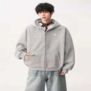 샤오원샵 남자 캐주얼 가을 프린트 트레이닝 집업 카디건 가디건 후드 키작남 꾹3