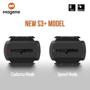Magene S3 + 속도 케이던스 센서 ANT Bluetooth 컴퓨터 속도계 WahooOnelap Zwift와 호환되는 듀얼 센서 자