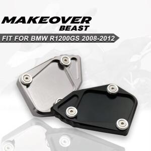 오토바이 킥 스탠드 사이드 스탠드 확장 풋 패드 지원 BMW R1200GS GS 1200 어드벤처 2008 2009 2010 2011