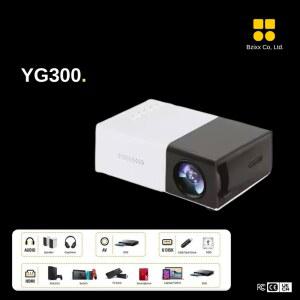 빔프로젝터 YG300 미니 휴대용 시어터 스마트 WIFI 프로젝션 모바일 HD 720P 오피스 1280 비디오