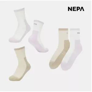 네파 NEPA 여성 코멧 미드컷 하이킹 중목 2족세트 기능성 양말 7M28305 788398