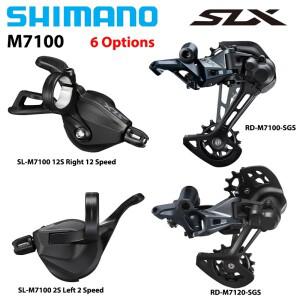SHIMANO DEORE SLX M7100 M7120 뒷 변속기 산악 자전거 M7100 SGS MTB 변속기 12단 시프터 레버 2S 12S 24