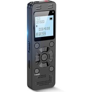 강의 회의용 128GB 디지털 음성 녹음기 재생 녹음기 암호 EVIDA 9296시간 장치 활성화 포함 녹음 오디오