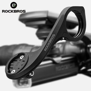 ROCKBROS 자전거 컴퓨터 마운트 홀더 Garmin GPS 컴퓨터 용 다기능 핸들 바 확장 전면 속도계 마운트 지원