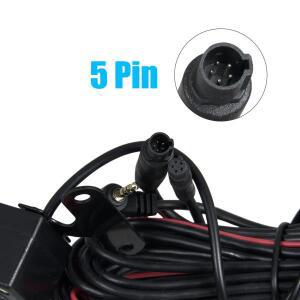 차량용 미러 대시 캠 DVR 카메라 방수 5핀 4LED 170 ° 2.5mm