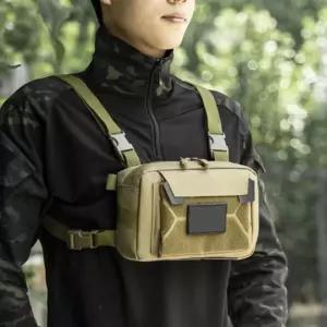남자 캠핑 체스트 캐주얼 힙색 가방