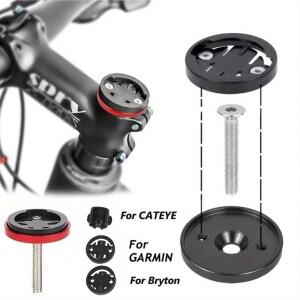 1 ~ 3 세트 Garmin Bryton 28.6mm 탑 캡 자전거 스톱워치 GPS 속도계 마운트 브래킷 용 MTB 도로 자전거 컴
