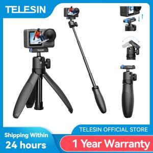 카메라봉 셀카봉 TELESIN 미니 스탠드 카메라 액션 오스모 릴리스 핸드 고프로 그립 합금 휴대용 호환 알루미늄 삼각대