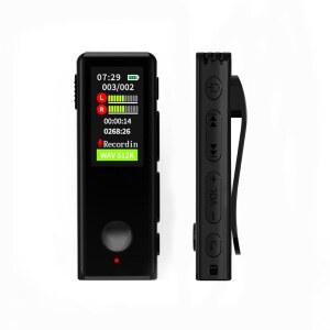 64GB 라발리에 레코더 재생 디지털 음성 회의 녹음기 USB 장치 강의 미니 포함 보호 MP3 인터뷰에 녹음 오디오 암호 휴대용 이상적 녹음기로