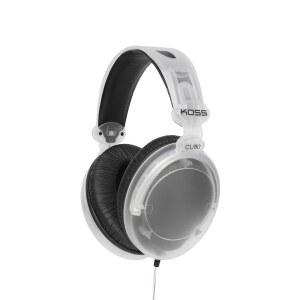 KOSS 182270 CL 80 사이즈 오버이어 투명 헤드폰 레트로 스타일