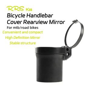 RRSKIT 휴대용 자전거 핸들 바 미니 소형 거울 조정 가능 백미러 MTB 도로 사이클링 용 광각 회전