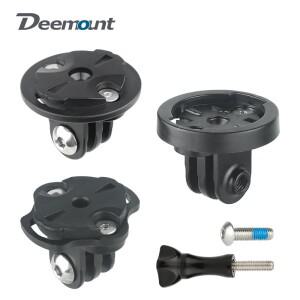 Deemount 자전거 컴퓨터 콤보 마운트 브래킷 Garmin호환 GOPRO호환 카메라 헤드 라이트 어댑터 고정베이스