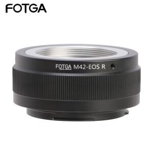 FOTGA 렌즈 마운트 어댑터 링 (M42 나사 렌즈용) - R3 R5 R6 Mark II R7 R8 R10 카메라 (캐논호환 EOS R 미