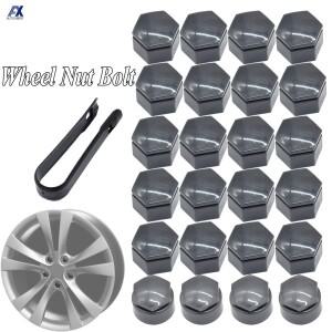 24pc 그레이 휠 센터 너트 볼트 타이어 스크류 캡 Opel Vauxhall Holden ignia 2010 - 17 용 도구 22mm가있