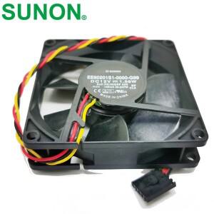 SUNON EE80201S1-0000-G99 XMN4N A00 DC 12V 0.6A 80x80x20mm 서버 냉각 선풍기, 4 와이어 PMW