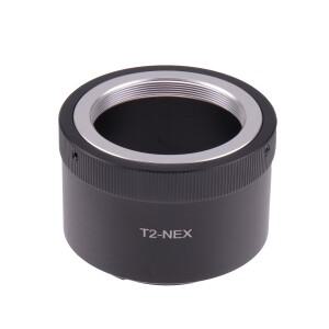 FOTGA T2-NEX 망원 미러 렌즈 어댑터 링 SONY호환 NEX E-마운트 카메라 T2/T
