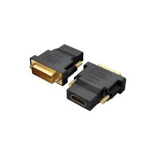 CABLECREATION DVI TO HDMI 어댑터 양방향 2팩 블루레이 TV 3D PS3 박스 HDTV용 컨버터 프로젝터 1080P PS4 지원