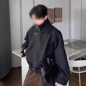 슬램덩크 남사친 모직 추동 투피스 재킷 가짜 루즈핏 봄가을 코트 쇼트 HO3