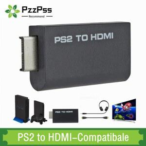 마이크선 케이블 PZZPSS PS2 호환용HDMI 480I480P576I 디스플레이 호환 호환용HD 변환기 오디오 지원합니다 비디오 출력 모드를 5MM