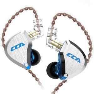 CCA C12 인이어 모니터 헤드폰 5BA 소음 차단 유선 HIFI 오디오 IEM 스테레오 1DD DJ용 하이브리드 이어폰 애호가 음악가 가수 이어버드