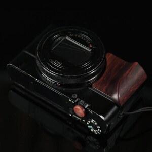 카메라부품 RX100 M6 M7 핸드 카메라 그립 BUTOON 나무 M4 목재 릴리즈 셔터 M5