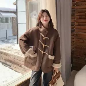 솔저스여친 페이크 코트 퍼 일체형 OPH1