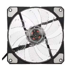 120mm LED  무소음 컴퓨터 PC 케이스 팬 15 12V Cpu 방열판 쿨러 마스터 냉각 DC 4P 3P 커넥터