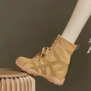키체샵 여사친 가을 빈티지 레이싱화 워커힐 워커 웨스턴 키높이 통굽 부츠 HO3