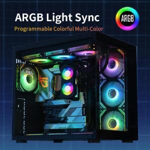 Z-X5 ARGB 디바인 라이트 동기화 메모리 쿨링 라디에이터 듀얼 팬 DDR2/DDR3/DDR4/DDR5 지원