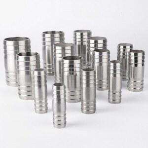 직선 양방향 304 스테인리스 호스 13MM 파이프 10MM 16MM 8MM 바브 커넥터 스틸 19MM 12MM 20MM 6MM 17MM 18MM 14MM 15MM 피팅
