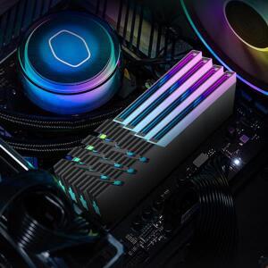 RAM 방열판 라디에이터 5V 3핀 ARGB PC 메모리 냉각 조끼 쿨러 DDR2 데스크탑 램 4-1개