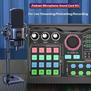 무선헤드마이크 ZEALSOUND 팟캐스트 마이크 사운드 PC 노트북 유튜브용 카드 휴대폰 컴퓨터 키트 스마트폰 브이로그