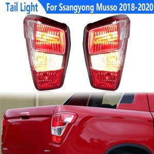 쌍용 Musso 2018-2020 자동차 미등 브레이크 스톱 램프 용 후방 테일 라이트 8360238001 8360138001   자동