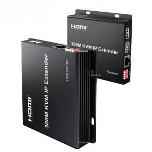 HDMI리피터 300M HDMI KVM 984FT IP CAT6 RX 케이블 RJ45 키보드 TO USB 다수 이더넷 1080P TX 마우스